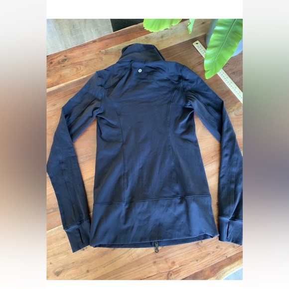 Lululemon Black Full Zip Jacket Women’s Size 6 athletic yoga running active - Picture 3 of 14